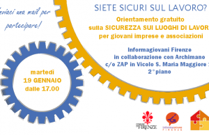 A Informagiovani Firenze un incontro di orientamento gratuito sulla sicurezza sui luoghi di lavoro