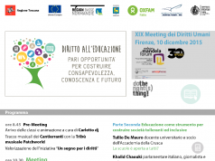 XIX Meeting dei diritti umani: educazione, pari opportunità, conoscenza e futuro